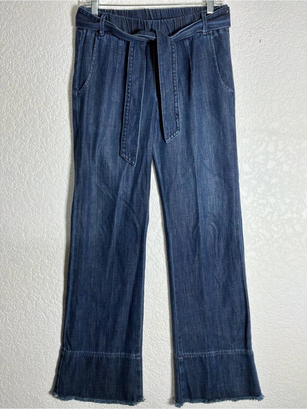 Cloth & Stone Wide Leg Baggy Ladie's Jeans w/Belt Size XS